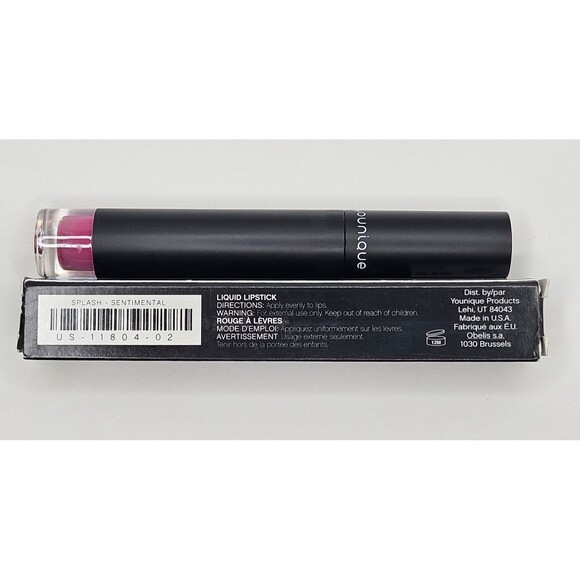Younique Moodstruck Splash Liquid Lipstick Sentimental New in Box Discontinued - Picture 4 of 6